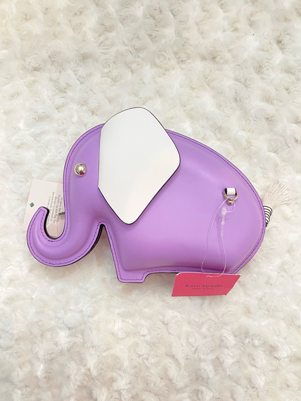 NWT Kate Spade Tiny Elephant Crossbody in Irisbloom